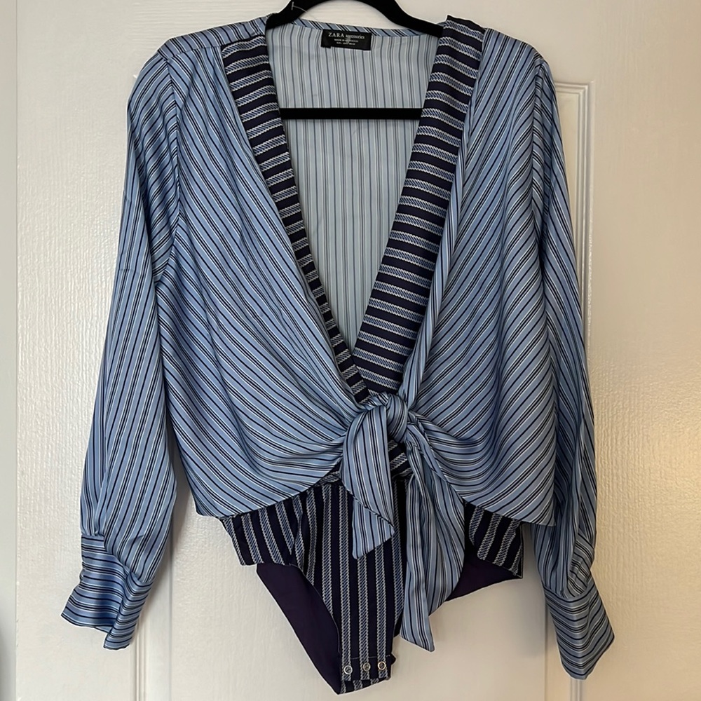 Zara satin body suite.